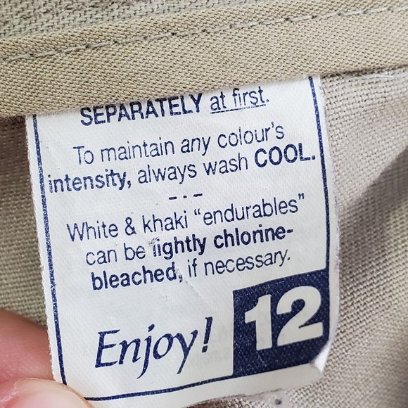 Tilley Endurables Women Chino Pants Size 12 Tapered Pleated Hiking Outdoors - Picture 6 of 13